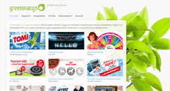 Desktop Screenshot of greenmango.hu
