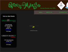 Tablet Screenshot of greenmango.ca